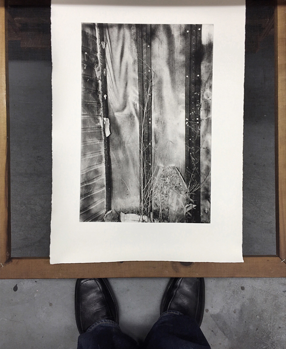Michael Ast, photopolymer etching, printmaking, hand-pulled print