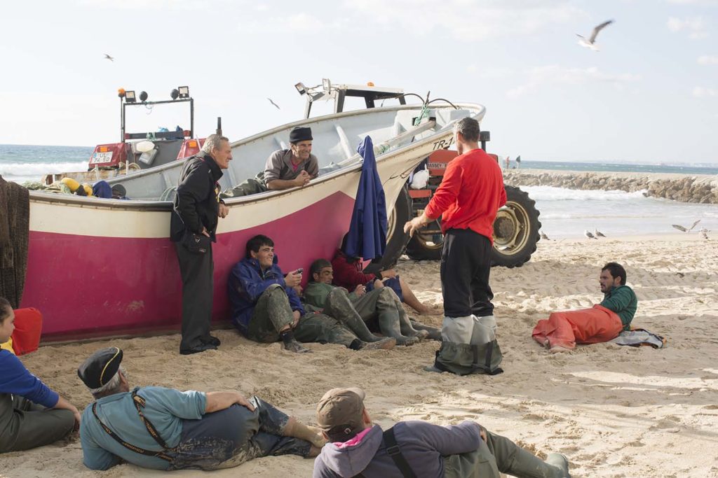 Michael Ast, Costa da Caparica, Portugal, fishermen, break time, beach, ocean, sea, Portugese fisherment, Portugese, relaxing, break