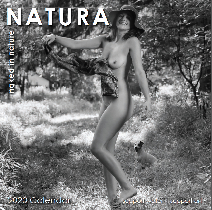 Natura, naked, nude calendar, naked in nature, Michael Ast, nude photography, nude bw photo, nude black white photography, b;ack and white photography, bw photography, 2020 calenda , naturism, nudism